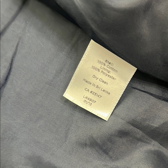 Talbots Houndstooth blazer Jacket open hang round collar pockets black white - Picture 5 of 10